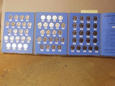 #ad 1962 1995 JEFFERSON NICKELS COLLECTION COMPLETE ALL UNC COINS #POE457 $48.99
