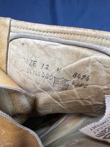 VTG Wood N Stream Boots High Top Lace up Mens 12 Waterproof Insulated 70/80s? - Picture 23 of 24