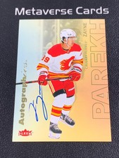 2025-26 Fleer Flair Hockey #A-ZP Zayne Parekh Auto Flames