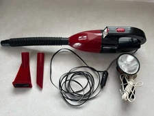 Simoniz Lighted Turbo Vac w/Attachments Car Vacuum & Emergency Light 12 Volt Pic