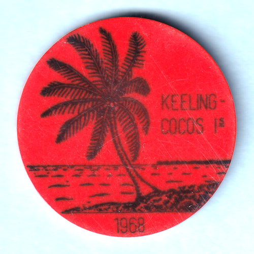 Cocos Keeling Islands. 1968 - 10 pce Set. 1, 5, 10, 25, 50c. 1, 2, 10, 25 Rupees - Picture 3 of 4