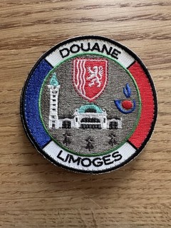 Zoll Frankreich Douane Limoges Patch