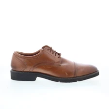Rockport Fallo Mens Brown Wide Oxfords & Lace Ups Wingtip & Brogue Shoes