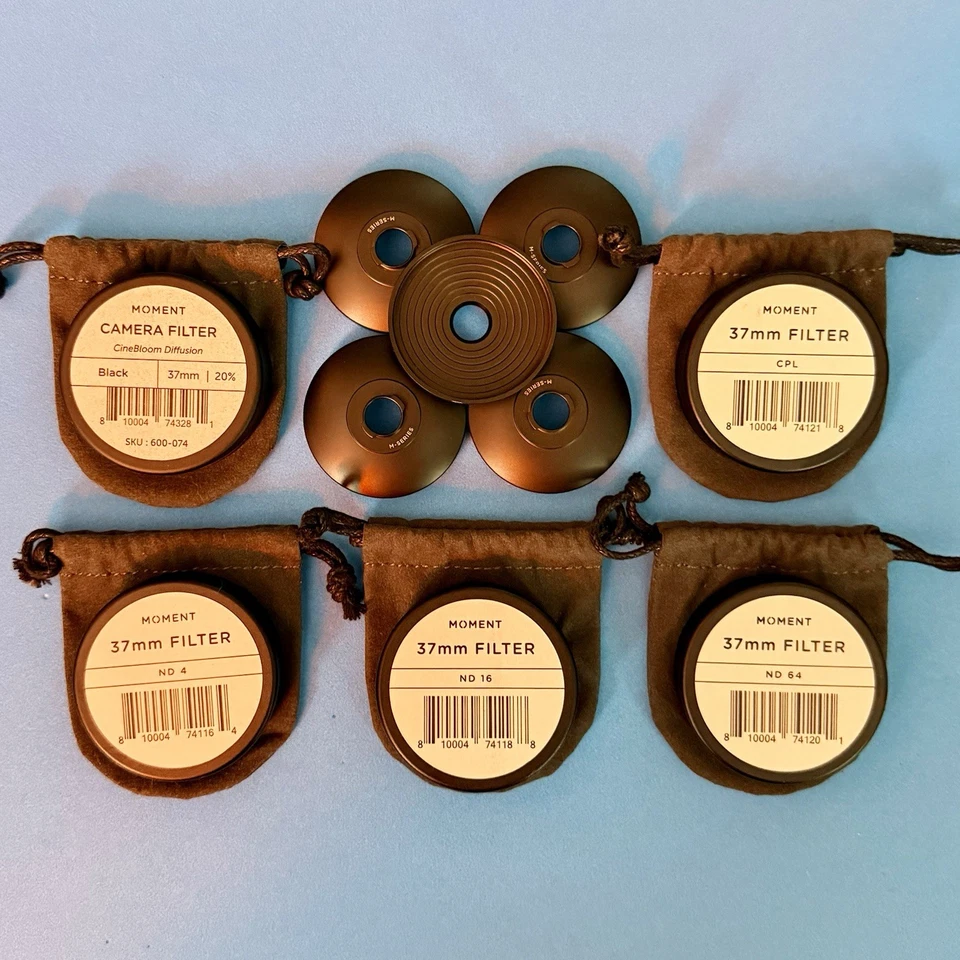 Moment M-Series 5 Lens & 5 Filter Set v2 + Moment Case & Extra’s - Image 3 of 4