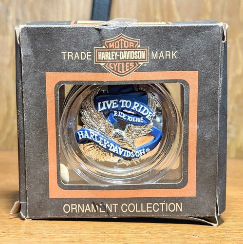 Harley Davidson Motorcycle Christmas Ornaments Decorations Live To Ride To Live - 第 1/3 張圖片