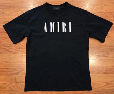 Amiri Shirt Size L Black Used Spell Out USA AMIRI | eBay