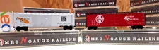 MRC N Gauge Sante Fe & Western Pacific Double Door Box Cars NOS (AA-104