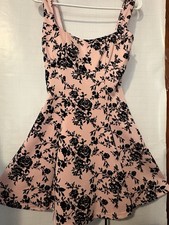 WINDSOW Pink flower print dress