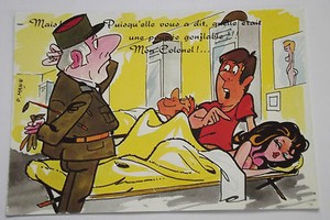 Carte Postale Humoristique Humour Illustrateur Comique Militaire 3