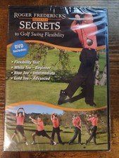 Roger Fredericks Reveals Secrets to Golf Swing Flexibility DVD NEW
