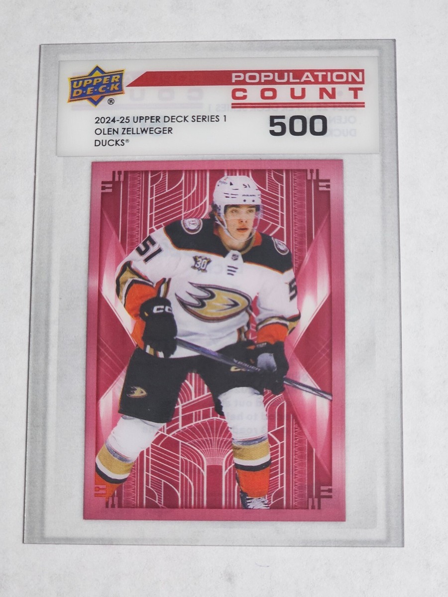 Olen Zellweger 2024-25 Upper Deck S1 Population Count /500 #PC-4