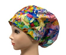 Disney Scrub Cap, Womens Euro Scrub Cap, Scrub Hats For Women, Surgical Cap