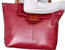 Nino Bossi Leather Handbag "tilly" Marlow  12x14"
