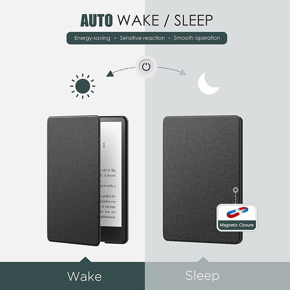 Cover Folio Case 6 Inch PU Leather For Kindle 11th Generation (2022 ...