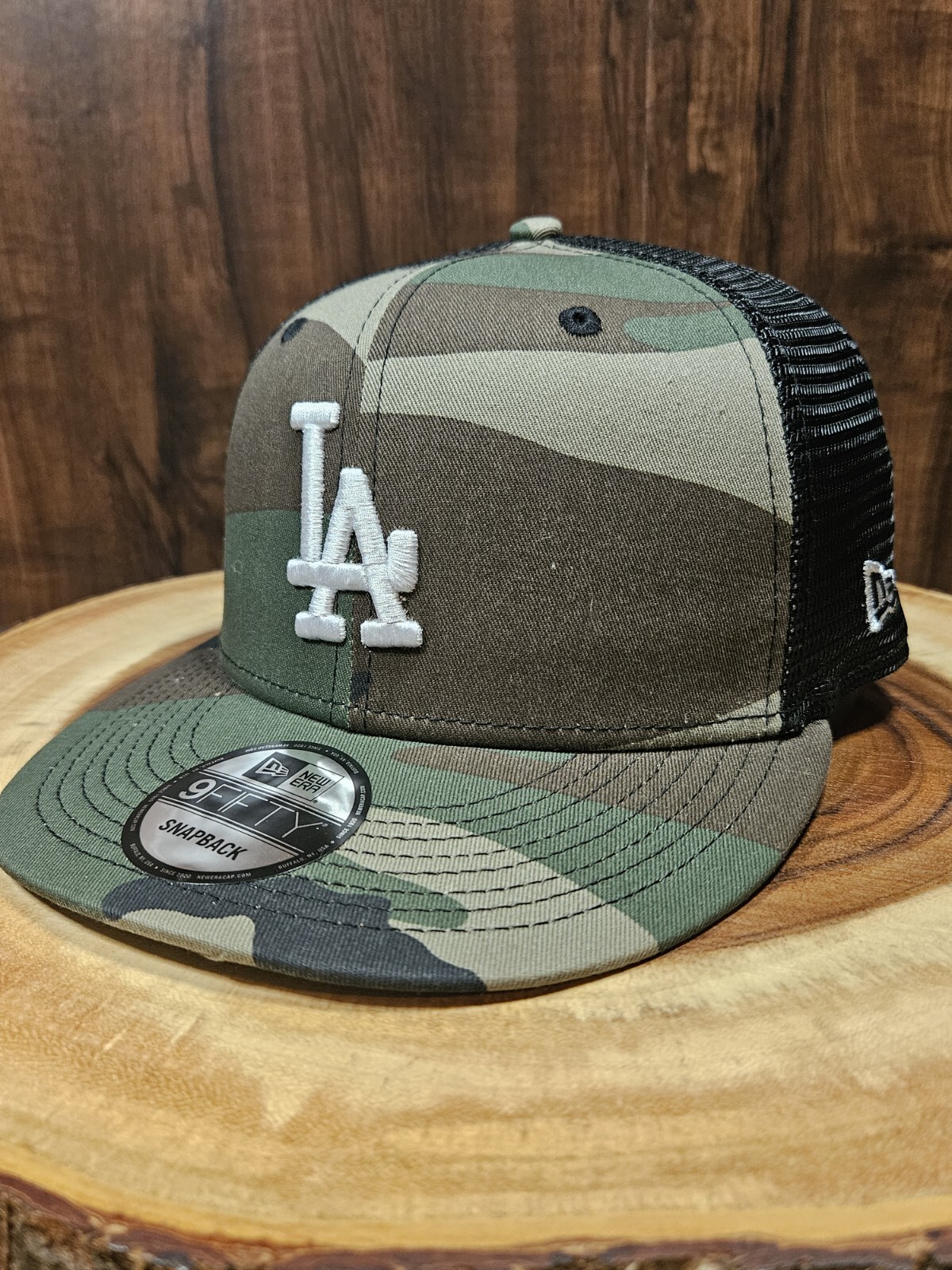 Los Angeles Dodgers Camo Adjustable MLB Snapback Hat by New Era