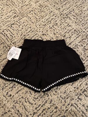 girls black nwt shorts