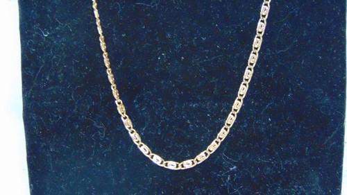 "COLLAR VINTAGE TONO DORADO MONEDA 27" - Imagen 3 de 10