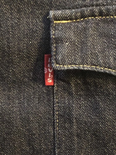Men’s Levi’s Red Tab Blue Denim Western Snap Button Shirt Size:4XL - Picture 7 of 8