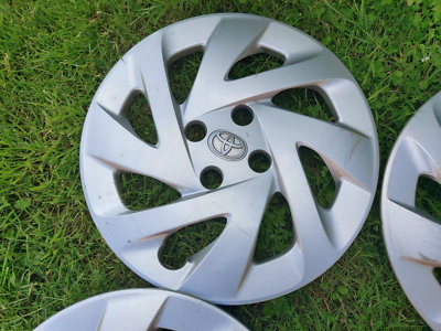 4 x Genuine Toyota Aqua Wheel Trims Hub Caps 15'' | eBay