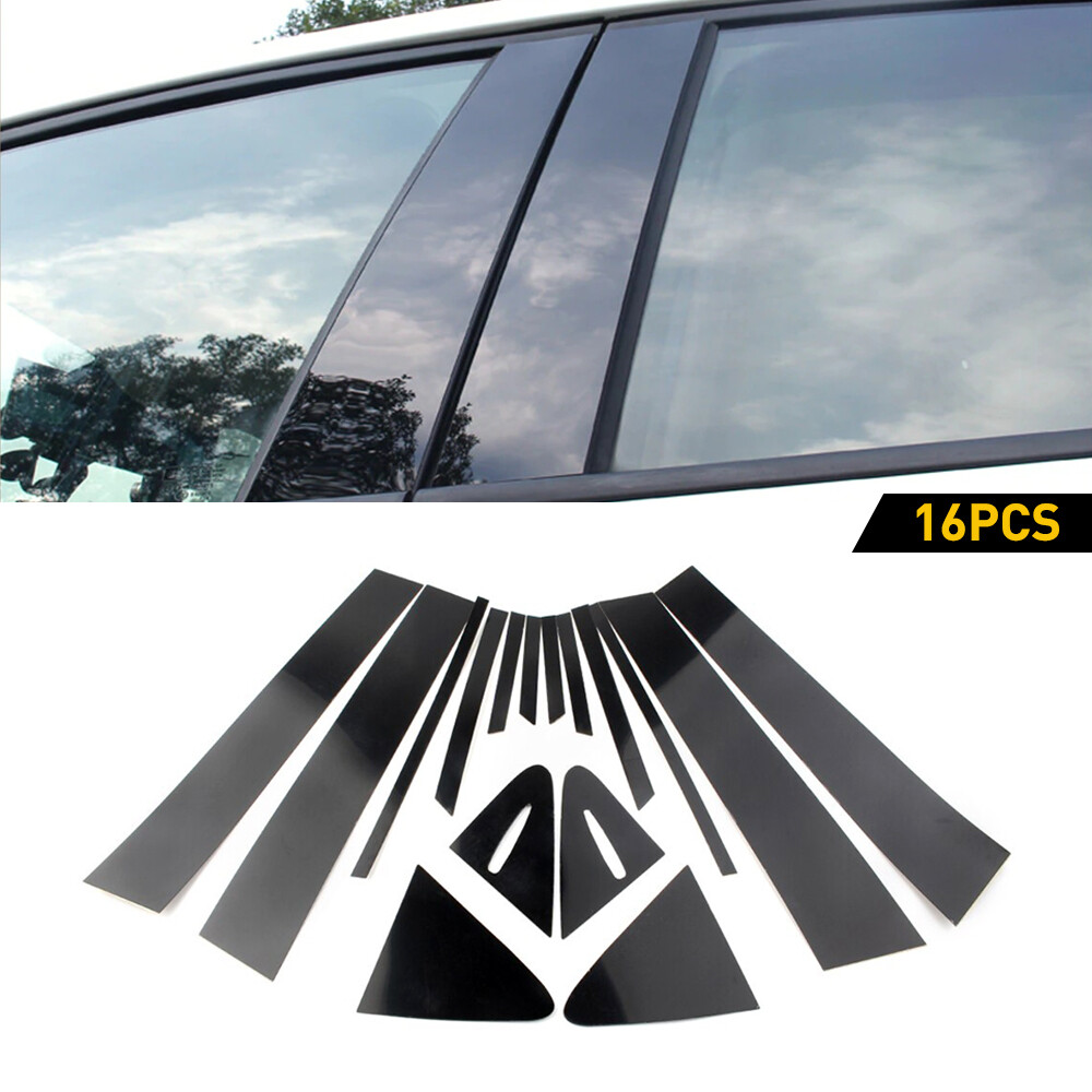 16X Pillar Posts Sticker Window Door Trim Cover Kit For Toyota Corolla 2020-2022