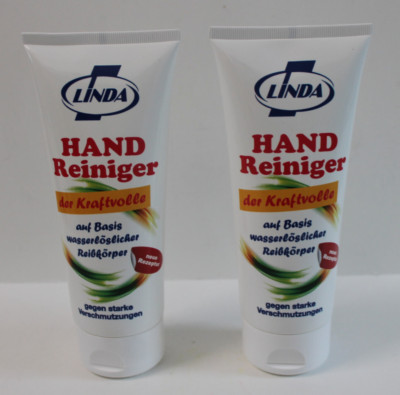 LINDA Hand Reiniger,der Kraftvolle gegen starke Verschmutzungen 2 x 200 ml