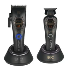 StyleCraft Instinct Metal Edition Cordless Clipper & Trimmer | SC611M + SC410M