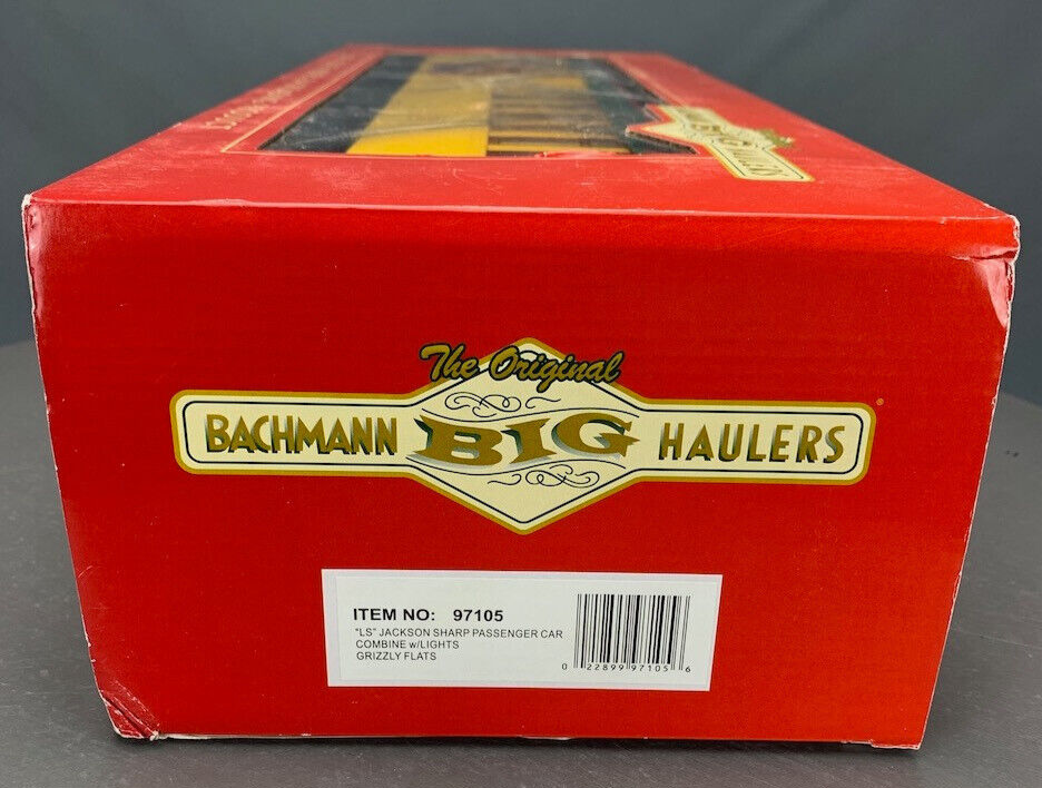 G-Scale Bachmann Jackson Sharp Combine Car 97105 Grizzly Flats NIB