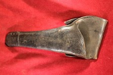 Vintage Old West Leather Gun Revolver Open End Pistol Holster