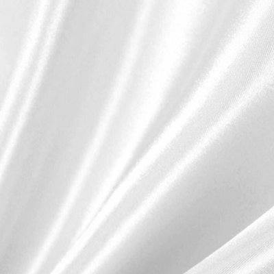 Bridal Shiny Satin  wedding Fabric 60'' Inch Wide - White