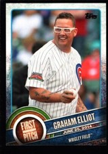 GRAHAM ELLIOT MINT CUBS 1ST FIRST PITCH WRIGLEY FIELD SP 2015 TOPPS FP10 NY GEM