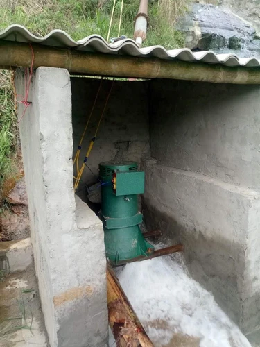 Turbina ad acqua inclinata 10KW 220V tutto filo rame generatore idroelettrico - Foto 18 di 20