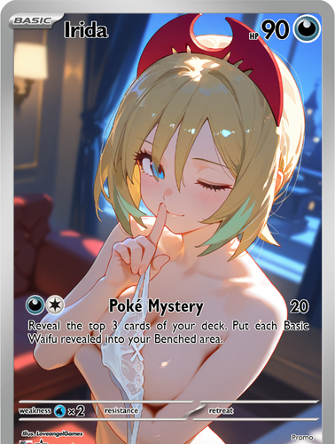 Carte Custom Waifu Universe Noelle Tantrum - Saison 2 Ultra Rare Holo - Collection LoveangelGames