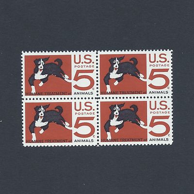 ASPCA - The Humane Society - Vintage Mint Set of 4 Stamps 58 Years Old!