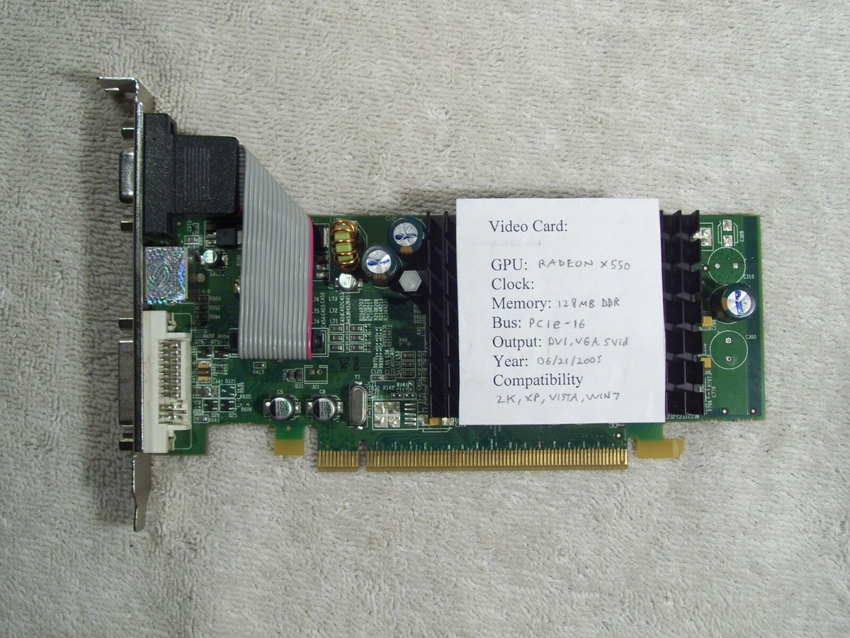 Dell Radeon X550 PCI-E