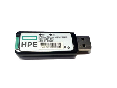 741281-003, 870891-001 HPE Dual 8Gb microSD EM USB Kit