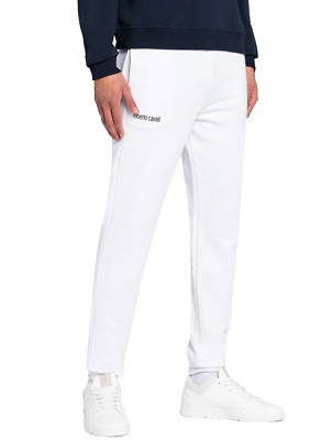 ROBERTO CAVALLI FIRENZE RC Logo Sweatpants Joggers Lounge Pants Track Pants