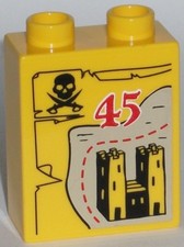 Fehldruck LEGO LEGOLAND Sammelstein Besuchsmeister Besuchermeister 45 Besuche