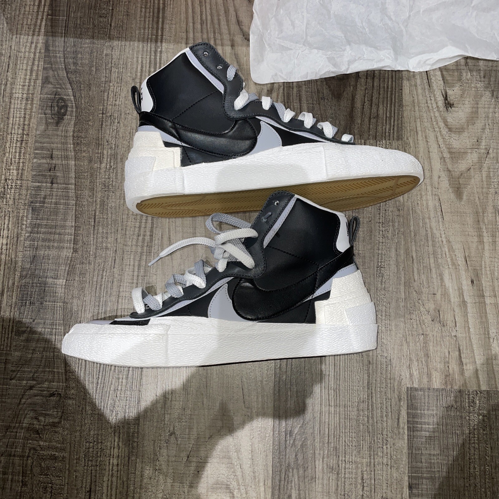 SACAI X NIKE Taglia 12 Nike Blazer Mid x Sacai nero grigio 2019