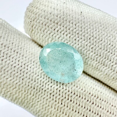 Aquamarine,Natürlich Facettiert aquamarine Oval Lose Edelstein 3.15 Karat 11x9x5