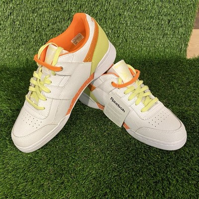 Reebok Workout Plus Montana Men Size 7.5 Sneakers Lifting Shoes White #NEW