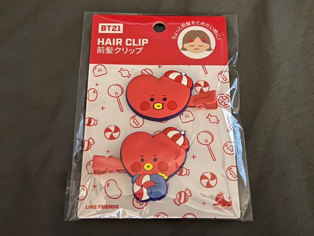 BTS BT21 OFFICIAL MERCHANDISE BABY HAIR CLIP V TATA NEW US SELLER