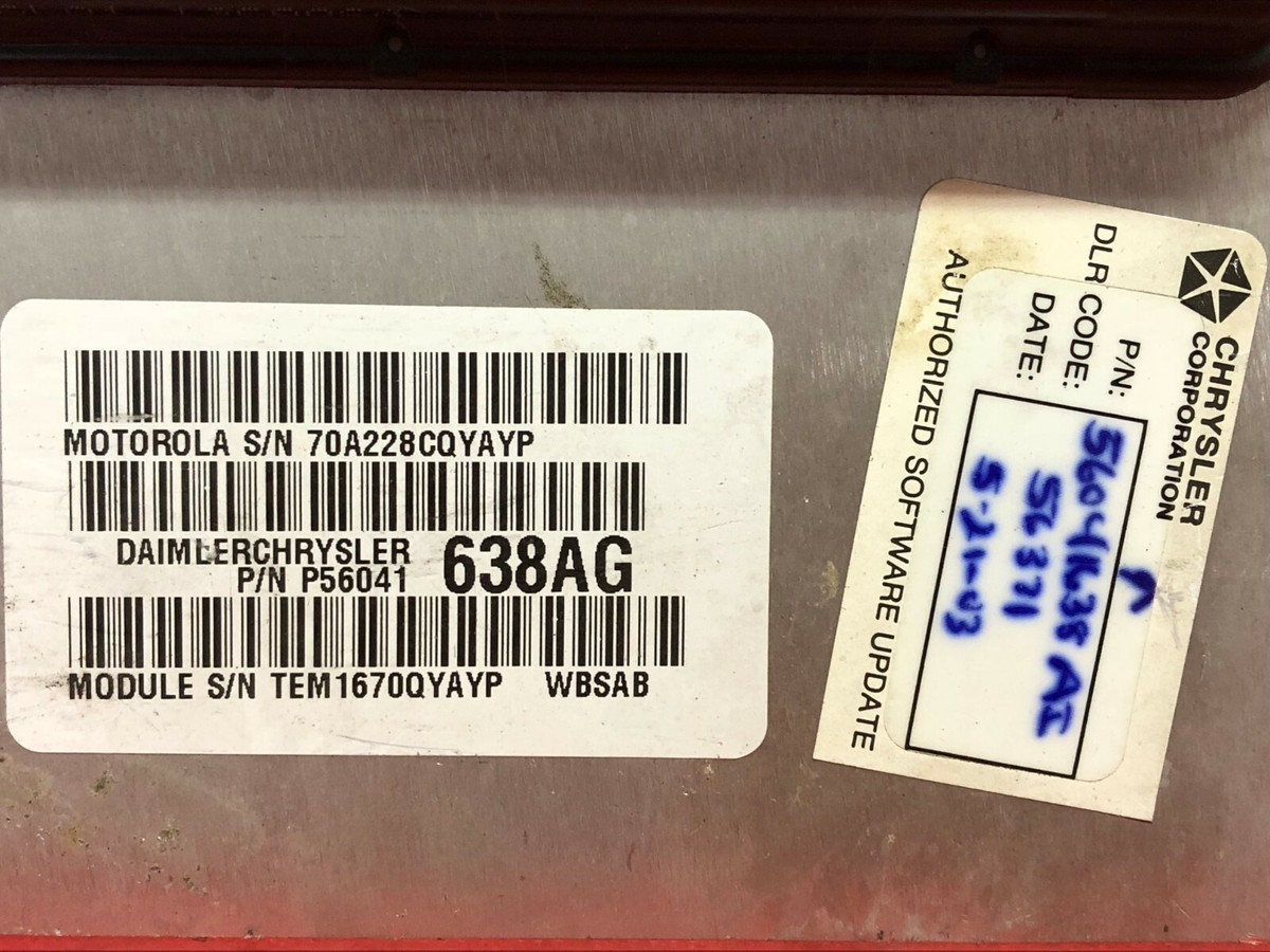 PROGRAMMED VIN PLUG & PLAY 00 JEEP GRAND CHEROKEE ECU ECM MODULE