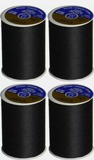 4-PACK - Dual Duty All-Purpose Thread 400yds Black 230a-2