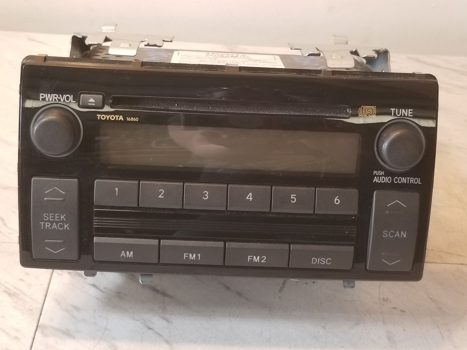 2005 2006 Toyota Camry LE XLE AM FM CD Player Stereo Radio 86120-AA160 ...