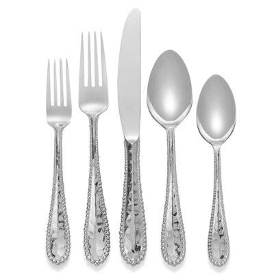 Michael Aram 5 Piece Molten Flatware Set, Multicolor