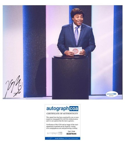 Kenan Thompson "Saturday Night Live" AUTOGRAPH Signed 'SNL' 8x10 Photo ACOA