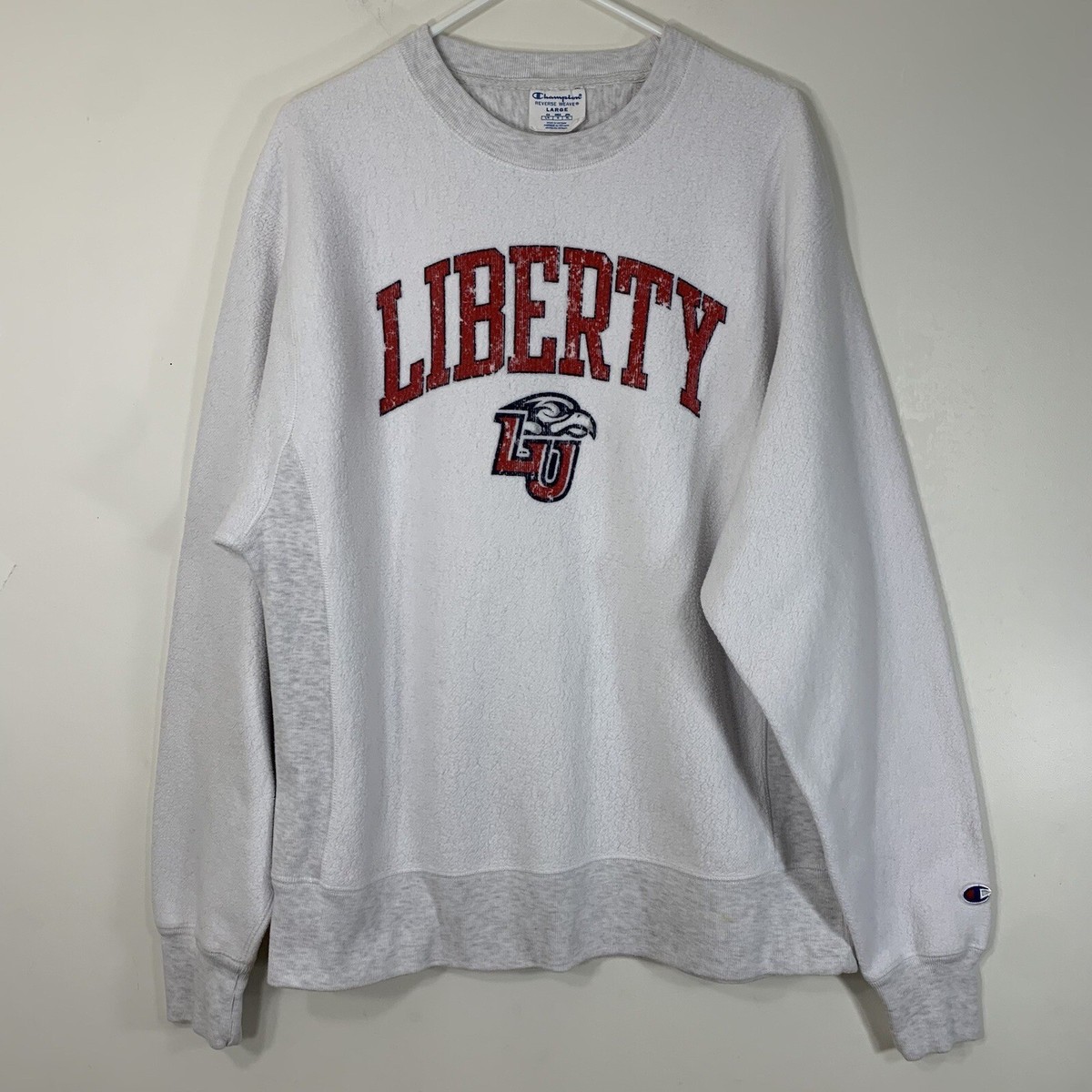Reverse Weave Liberty University Crewneck Sweatshirt Liberty