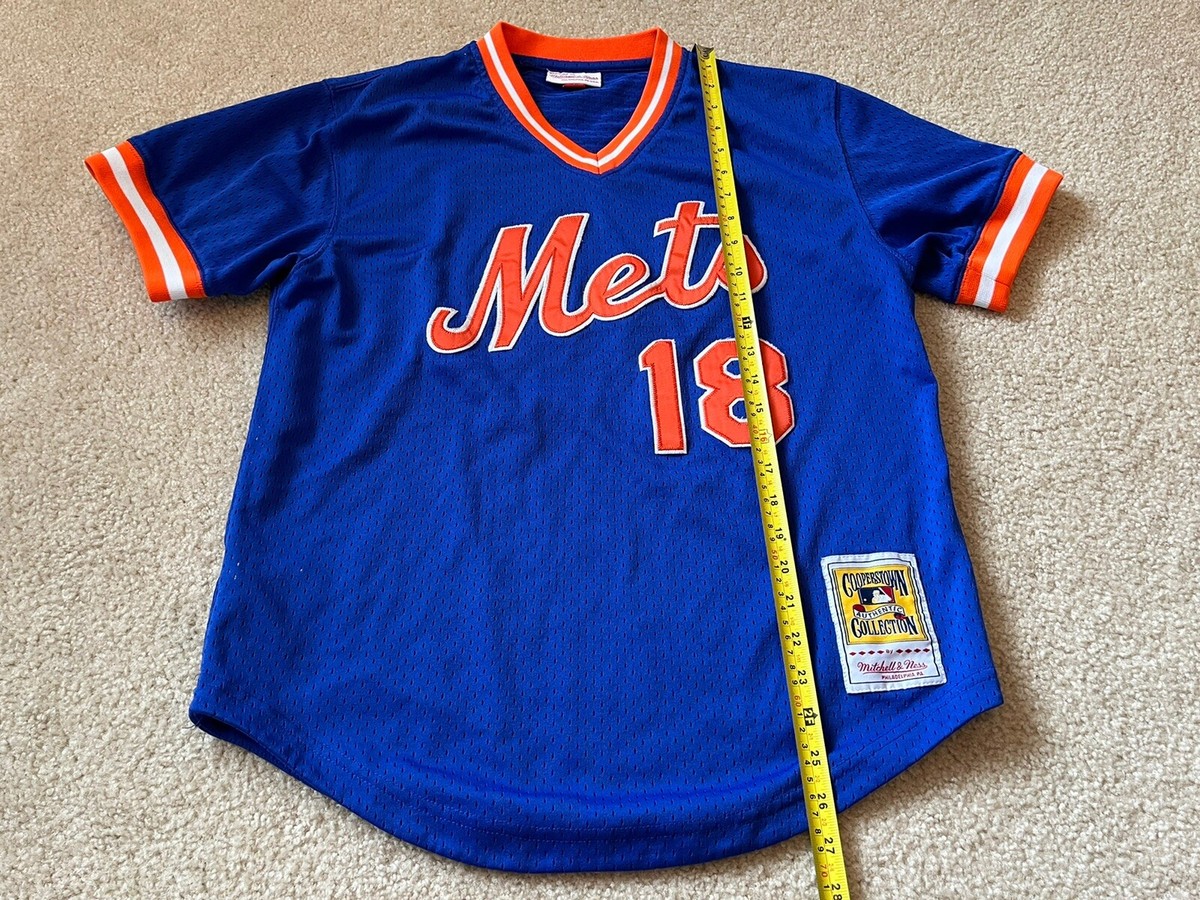 Mitchell & Ness New York Mets Darryl Strawberry #18 Jersey