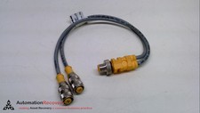 TURCK VBRS 4.5-2RK 4T-0.3-/0.3/S818, SPLITTER CABLE, 0.3 METERS, MALE/,  #225010