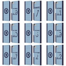 CHELSEA FC 2020/21 PLAYERS AWAY KIT GROUP 1 LEATHER BOOK CASE FORiPOD TOUCH